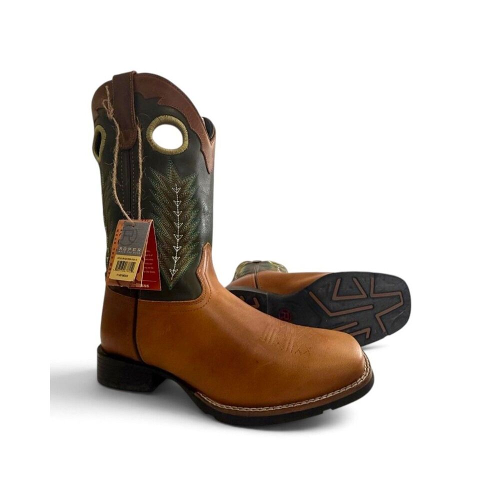 ROPER Men's James Performance Western Boots - Square Toe, NEW! Size 11.5D